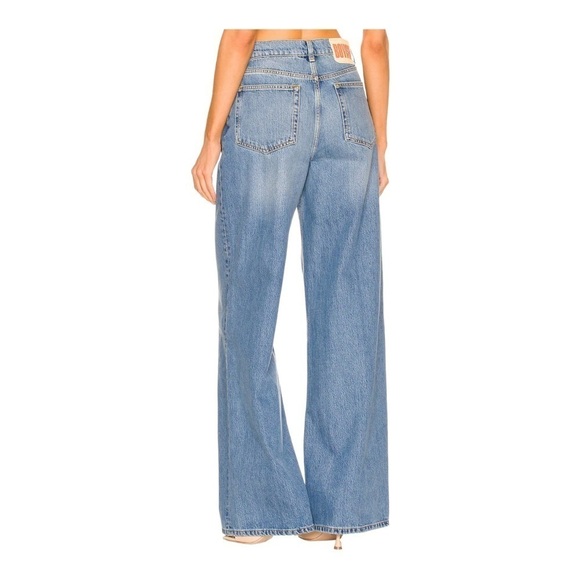 BOYISH x Revolve Jovi High Rise Rigid Wide Leg Ultra Relaxed Jeans Size 26 - Picture 4 of 11